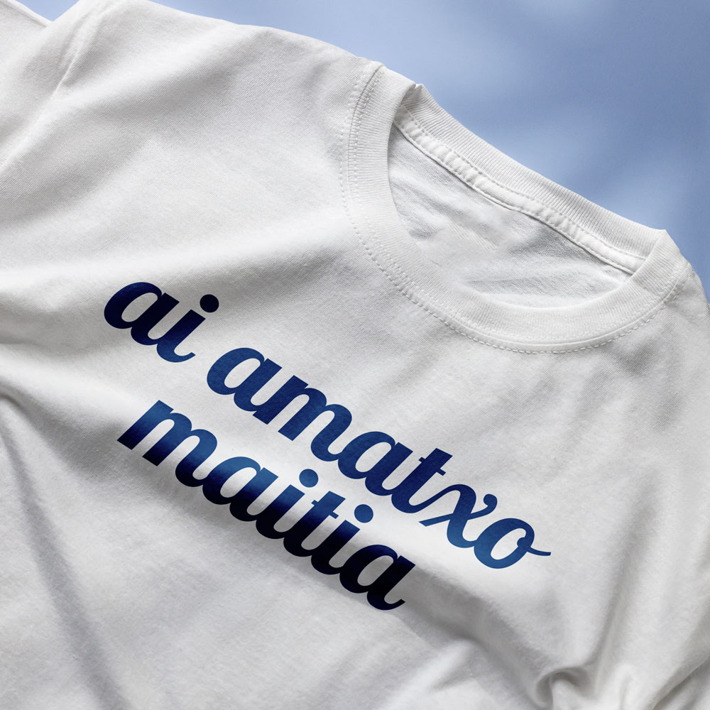 Camiseta de mujer “Ai amatxo maitia” - Imagen 3
