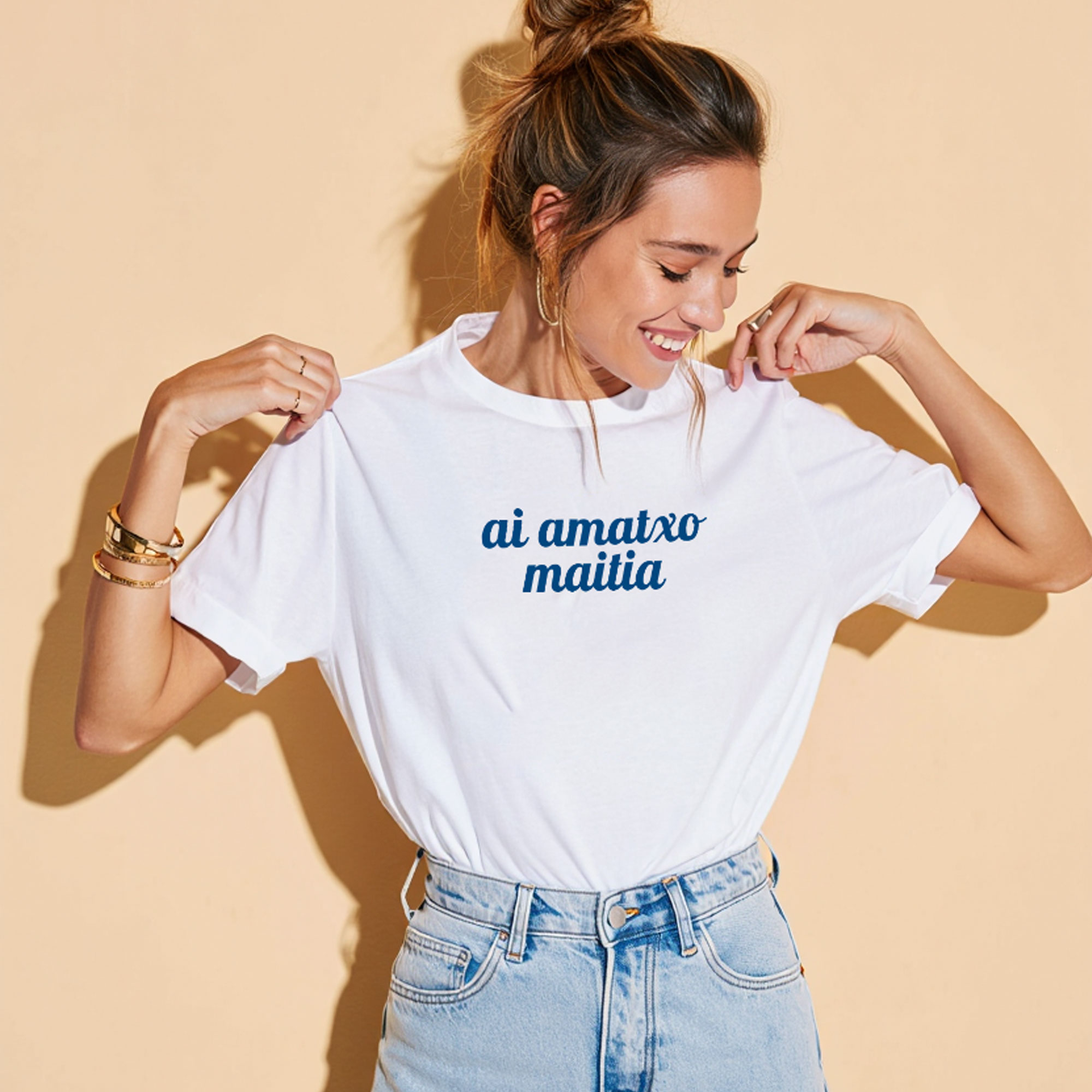 Camiseta de mujer “Ai amatxo maitia” - Imagen 2